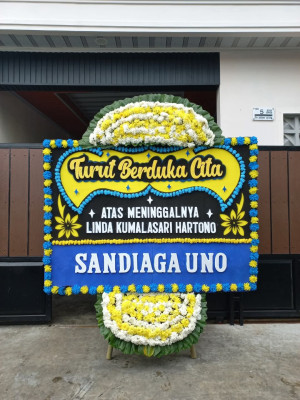 Papan Bunga Duka di Tanggulangin